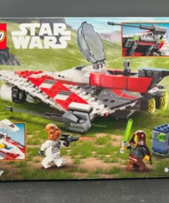 Jedi Bob’s Starfighter Buildable Toy Vehicle, Brick Built Star Wars Starship with Jedi Bob Minifigure, Birthday Gift Idea for Boys, Girls or Any Fan Ages 8 and Up, 75388 LEGO Star Wars