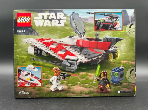 Jedi Bob’s Starfighter Buildable Toy Vehicle, Brick Built Star Wars Starship with Jedi Bob Minifigure, Birthday Gift Idea for Boys, Girls or Any Fan Ages 8 and Up, 75388 LEGO Star Wars