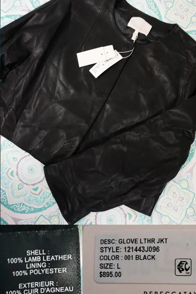 calf leather jacket