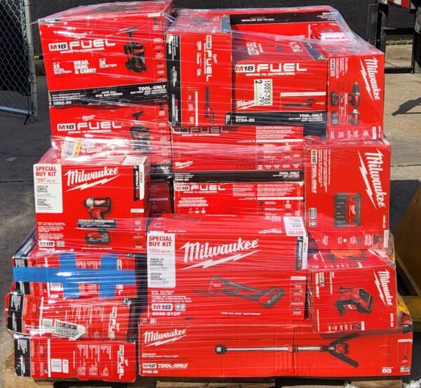 milwaukee tools pallets