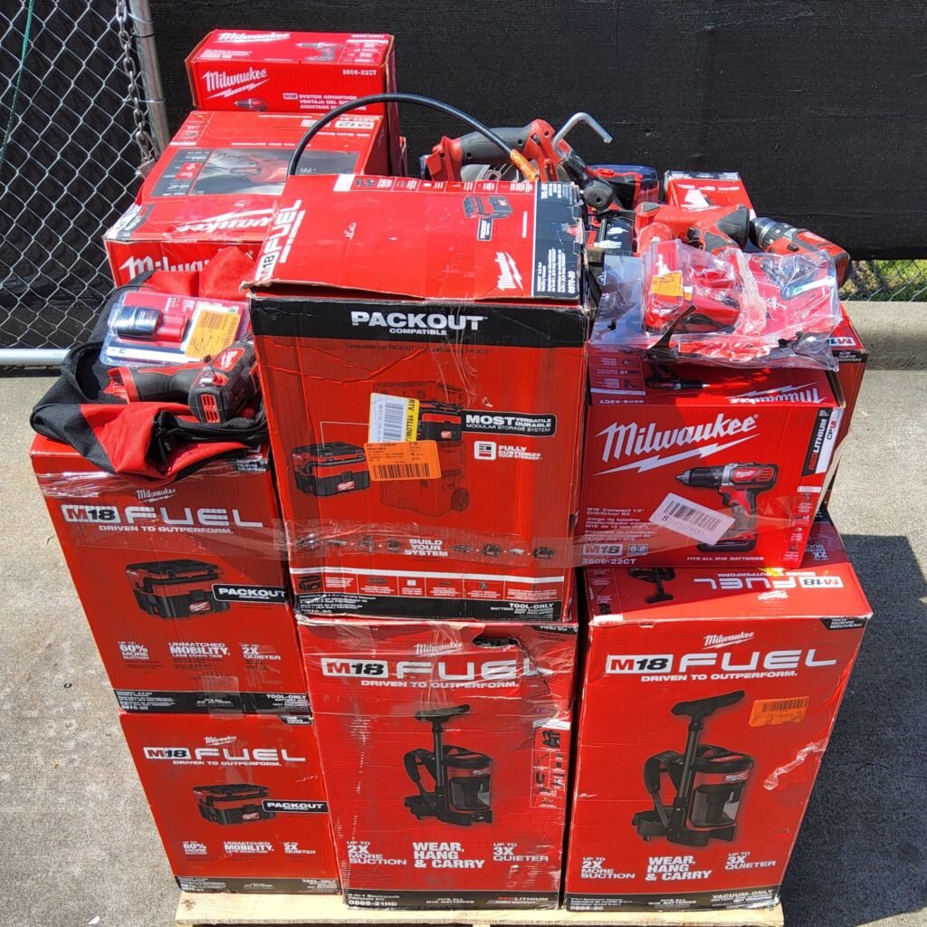 milwaukee tool return pallets