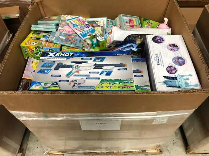 liquidation toy pallets