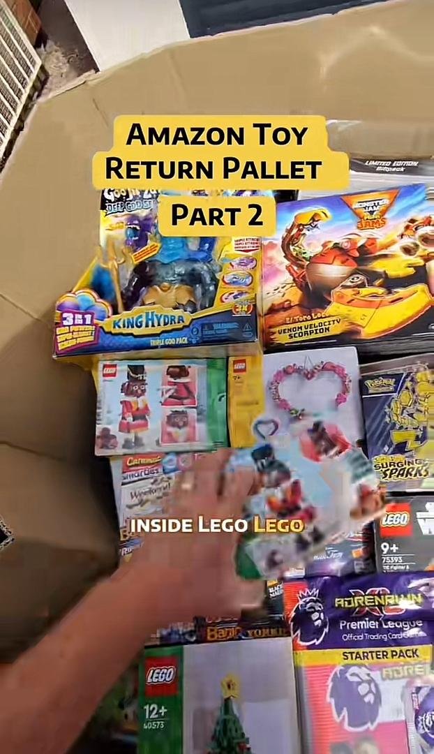 Retouren Paletten Spielzeug Deutschland