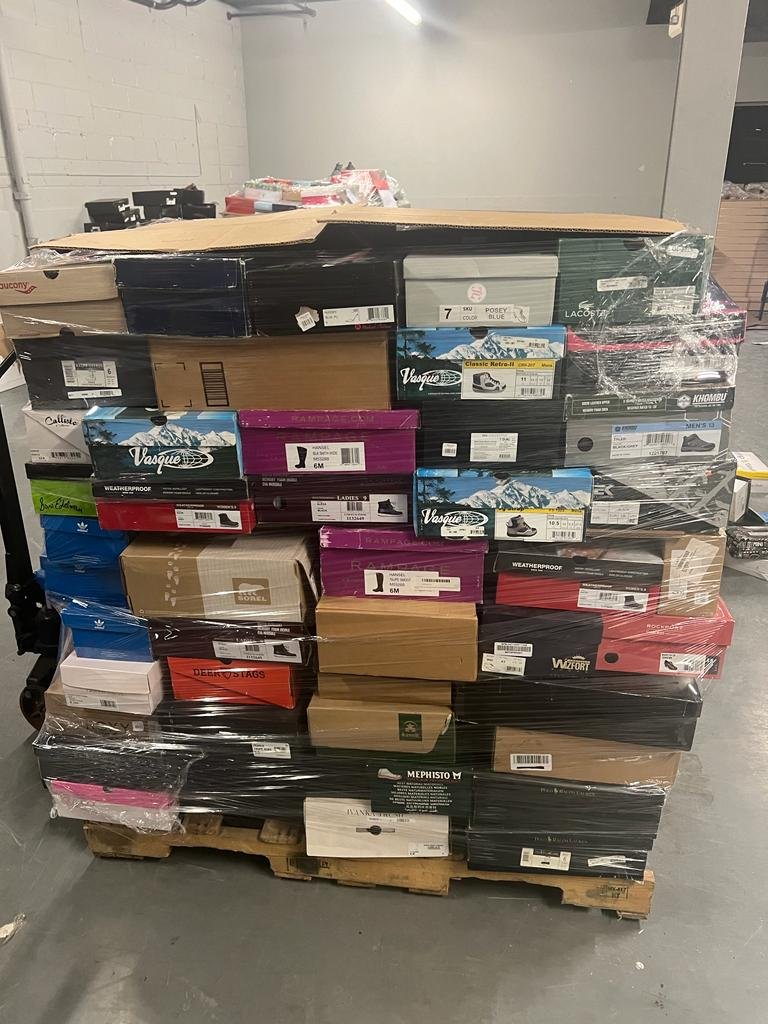 sneaker pallets for sale