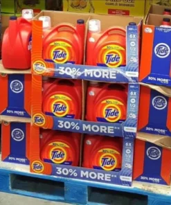 pallets of laundry detergent